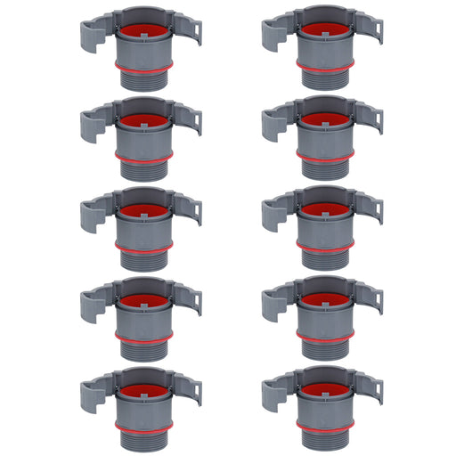 Wiska 10112337 BRACE M20 PA Polyamide Straight BraceFITTING c/w Locknut IP68, White (Pack of 10) - westbasedirect.com