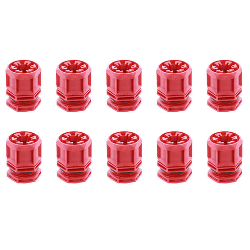 Wiska 10112912 TRISHOT ETKV-SET 20mm Cable Gland and Locknut Red (10 Pack) - westbasedirect.com