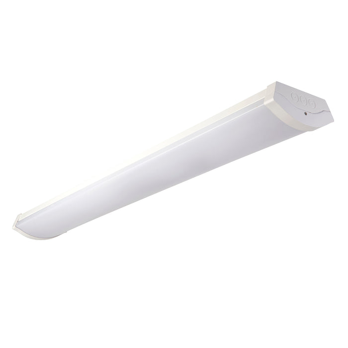 Saxby 101338 DualLED 5FT 58W Matt white paint & opal pc 58W LED module (SMD 2835) CCT ( ) - westbasedirect.com