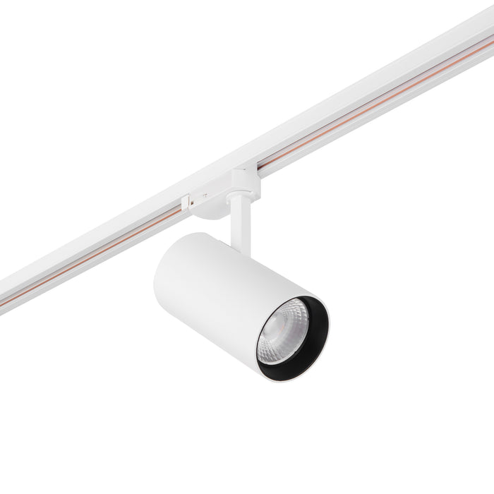 Saxby 101635 ColtLED Track Head 34W 4000K white 34W Matt white paint & clear acrylic 34W LED module (COB) Cool White - westbasedirect.com