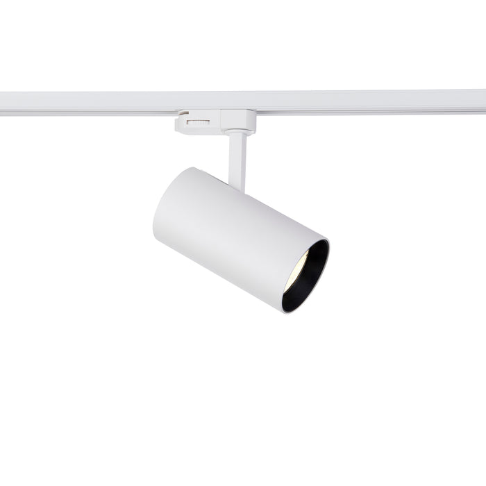 Saxby 101635 ColtLED Track Head 34W 4000K white 34W Matt white paint & clear acrylic 34W LED module (COB) Cool White - westbasedirect.com