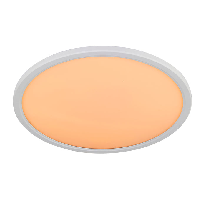 Saxby 102673 Smart Halo IP44 21W Opal pc & frosted pmma 21W LED module (SMD 2835) Cool White - westbasedirect.com