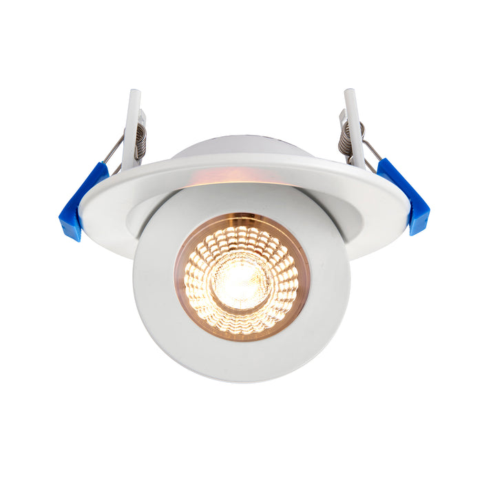 Saxby 103029 Shield360 4CCT Tri Wattage IP44 8W Matt white paint 8W LED module (SMD 2835  CCT) CCT - westbasedirect.com