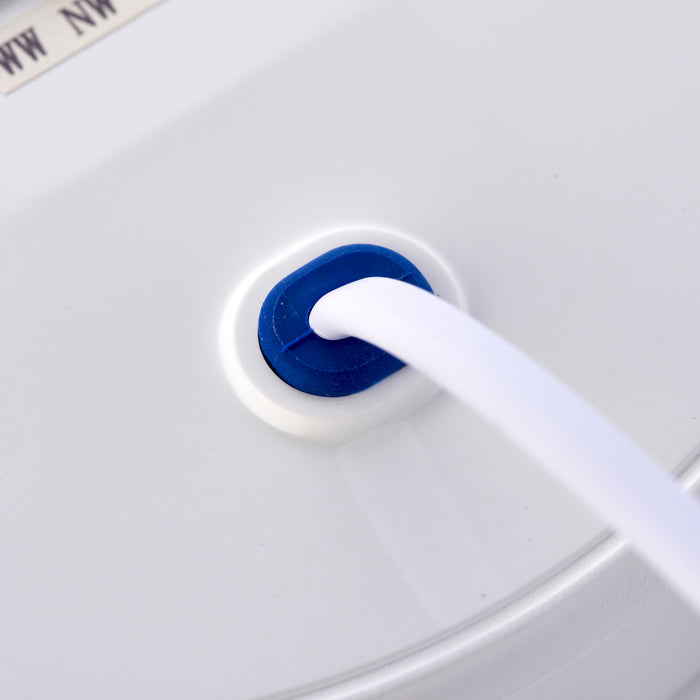 Saxby 103835 Circo 5W Tri Colour Downlight Matt white textured pc & opal ps plastic CCT - westbasedirect.com