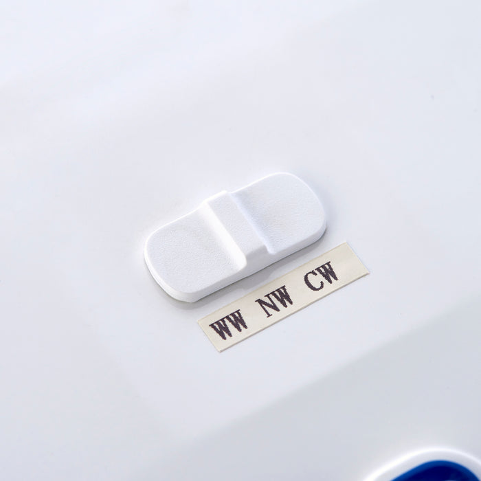 Saxby 103837 Circo 18W 18W Matt white textured pc & opal ps plastic 18W LED module (SMD 2835  CCT) CCT - westbasedirect.com