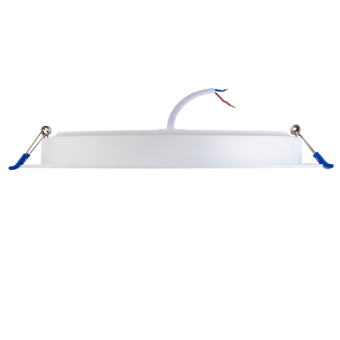 Saxby 103838 Circo 24W 24W Matt white textured pc & opal ps plastic 24W LED module (SMD 2835  CCT) CCT - westbasedirect.com