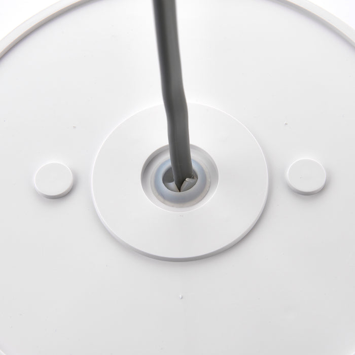Saxby 103936 HeroPro Mini mW IP65 12W Gloss white & opal pc 12W LED module (SMD 2835  CCT) CCT - westbasedirect.com