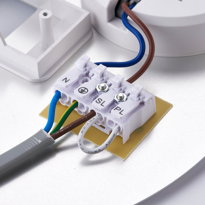 Saxby 103939 HeroPro XL mW IP65 28W Gloss white & opal pc 28W LED module (SMD 2835  CCT) CCT - westbasedirect.com