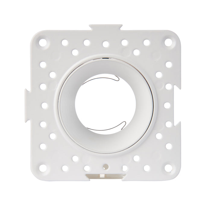 Saxby 103941 Trimless linkable white 50W Matt white paint 50W GU10 reflector (Required) - westbasedirect.com