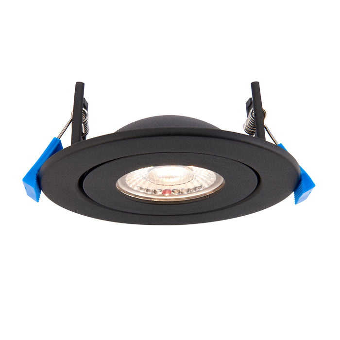 Saxby 106537 Shield360 4CCT Tri Wattage Black IP44 8W Matt black paint 8W LED module (SMD 2835 CCT) CCT - westbasedirect.com