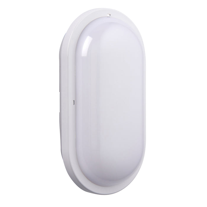 Saxby 108747 Pillo Plus CCT IP65 15W Opal & gloss white pc 15W LED module (SMD 2835 CCT) CCT - westbasedirect.com