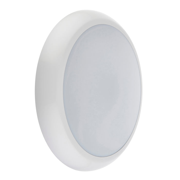 Saxby 110965 Core CCT standard IP65 15W Gloss white & opal pc 15W LED module (SMD 2835  CCT) CCT - westbasedirect.com
