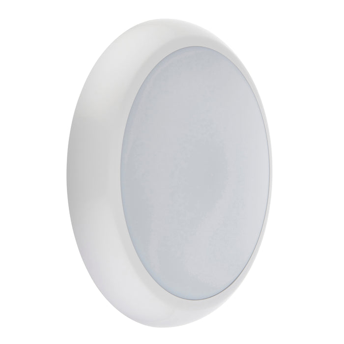 Saxby 110967 Core CCT emergency IP65 15W Gloss white & opal pc 15W LED module (SMD 2835  CCT) CCT - westbasedirect.com