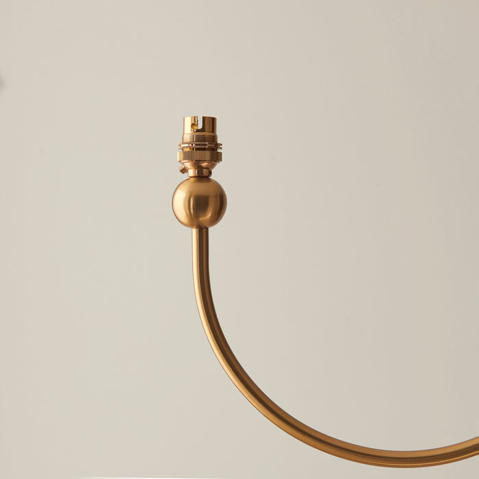 Endon 112152 Santiago 5lt Pendant Fitting Brushed aged brass plate 5 x 7W LED B22 (Required) - westbasedirect.com