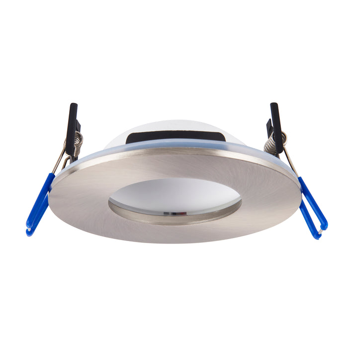 Saxby 112543 OrbitalPRO 4CCT Satin IP65 9W Brushed satin nickel plate 9W LED module (SMD 2835 CCT) CCT - westbasedirect.com