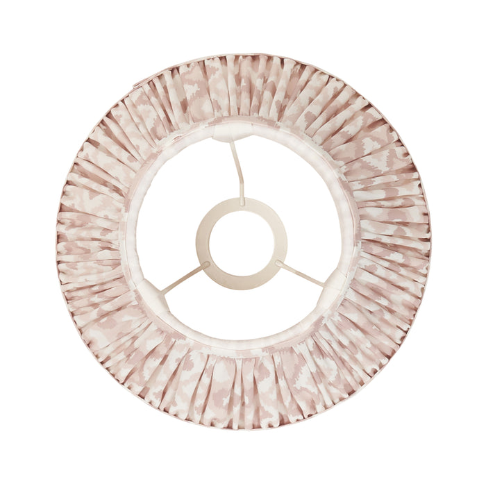Endon 113225 Ikat 25cm Tapered Shade Neutral print fabric 10W LED E27 or B22 (Required) - westbasedirect.com