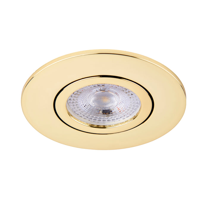 Saxby 113315 Saxby ShieldONE 75 Bezel tilt - Brass Brass effect plate - westbasedirect.com
