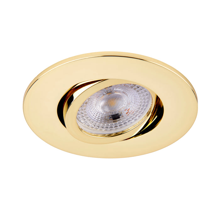 Saxby 113315 Saxby ShieldONE 75 Bezel tilt - Brass Brass effect plate - westbasedirect.com