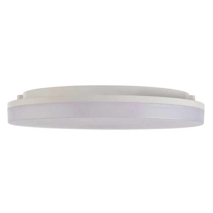 Saxby 113807 Puck CCT IP44 24W Opal & white pc 24W LED module (SMD 2835  CCT) CCT - westbasedirect.com