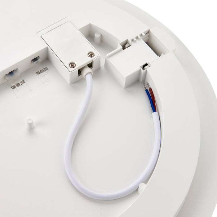 Saxby 113807 Puck CCT IP44 24W Opal & white pc 24W LED module (SMD 2835  CCT) CCT - westbasedirect.com