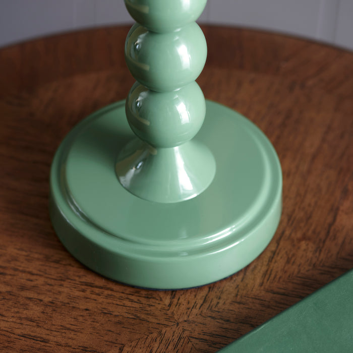 Endon 113861 Higgledy Table Base Gloss Cotswold green paint 7W LED E14 (Required) - westbasedirect.com