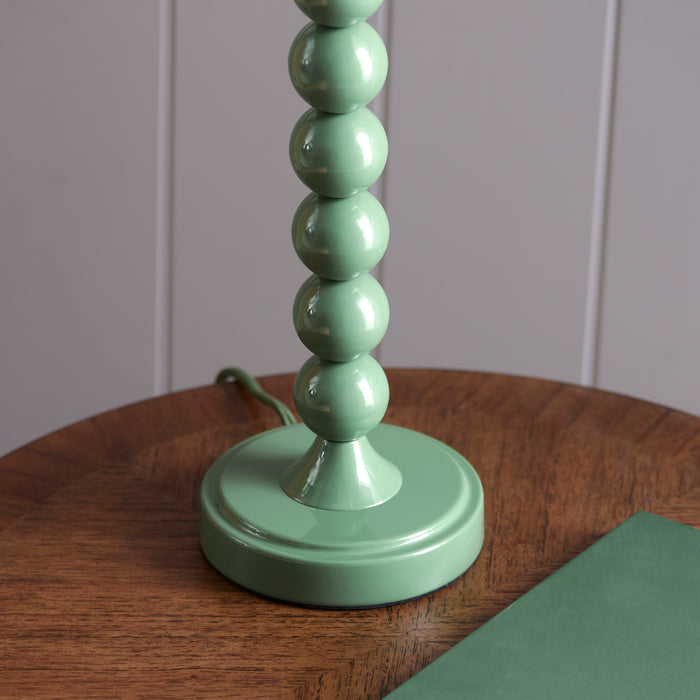 Endon 113861 Higgledy Table Base Gloss Cotswold green paint 7W LED E14 (Required) - westbasedirect.com