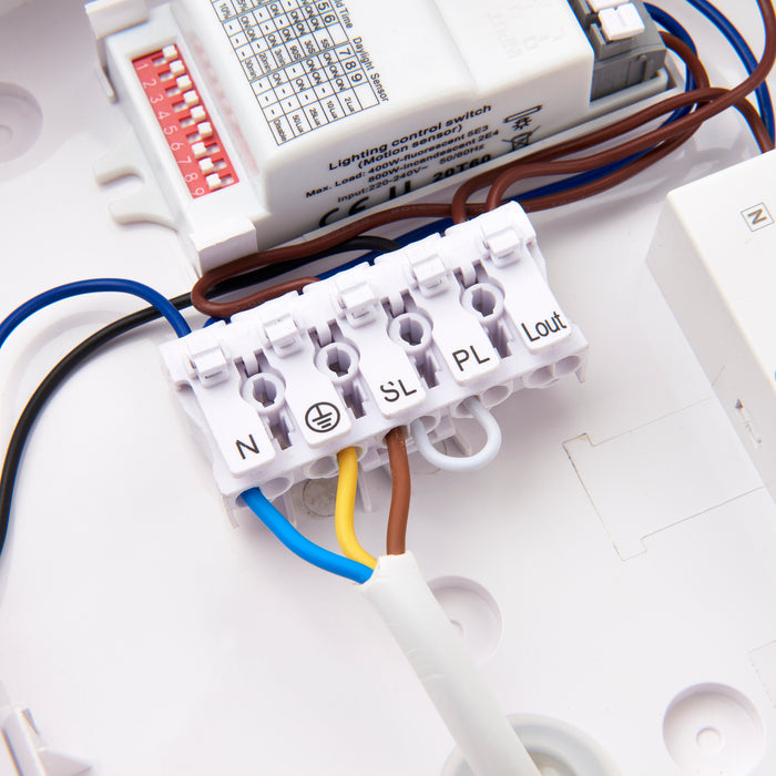 Saxby 113963 Saxby HeroULTRA microwave Emergency IP65 15W Matt white textured & opal pc 15W LED module (SMD 2835  CCT) CCT - westbasedirect.com