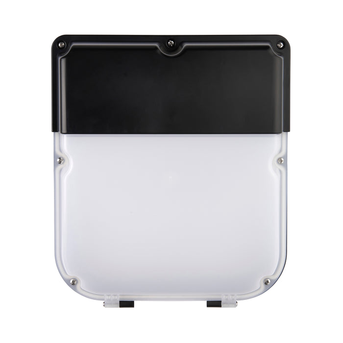 Saxby 114571 Lucca CCT photocell IP65 30W Opal & matt black textured pc 30W LED module (SMD 2835  CCT) CCT - westbasedirect.com
