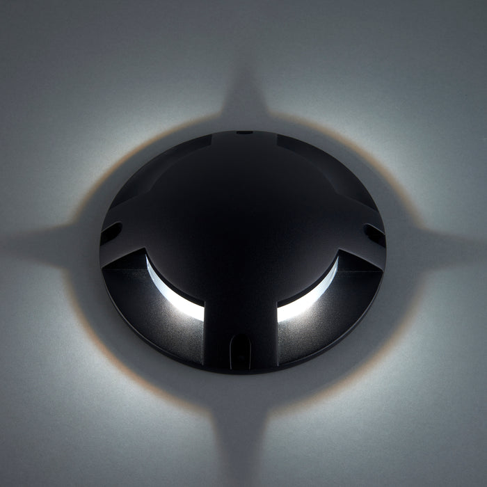 Saxby 114577 Marka CCT 4-way IP67 1.4W Matt black paint 4 x 1.4W LED module (SMD 2835) CCT - westbasedirect.com