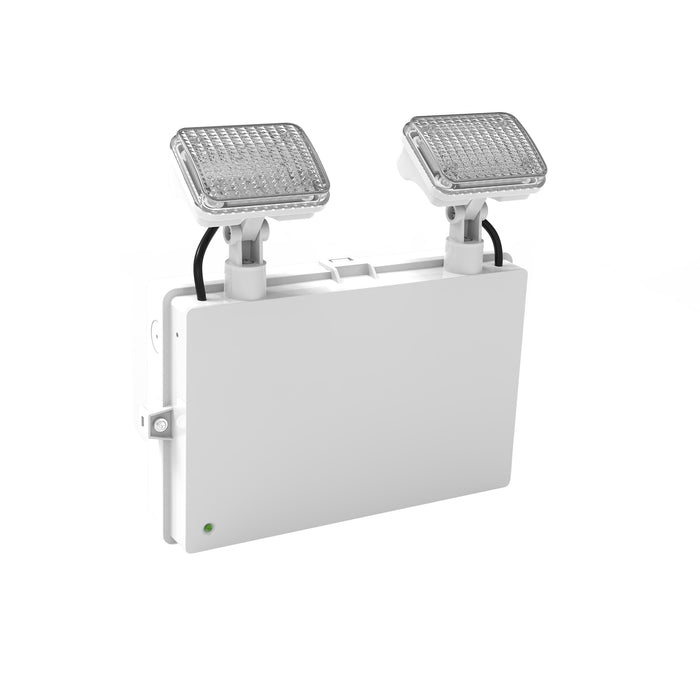 Saxby 114597 SightPRO Twin Spot iP65 IP65 7W White polycarbonate 2 x 7W LED module (SMD 2835) Daylight White - westbasedirect.com