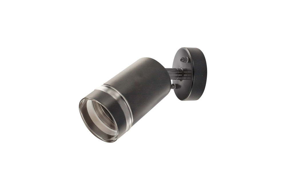 Integral ILDED063 Outdoor Stainless Steel Adjustable GU10 IP65 Wall Spotlight Anthracite Grey - westbasedirect.com