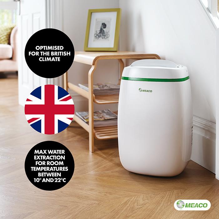 Meaco 12L Low Energy Dehumidifier & Air Purifier - westbasedirect.com