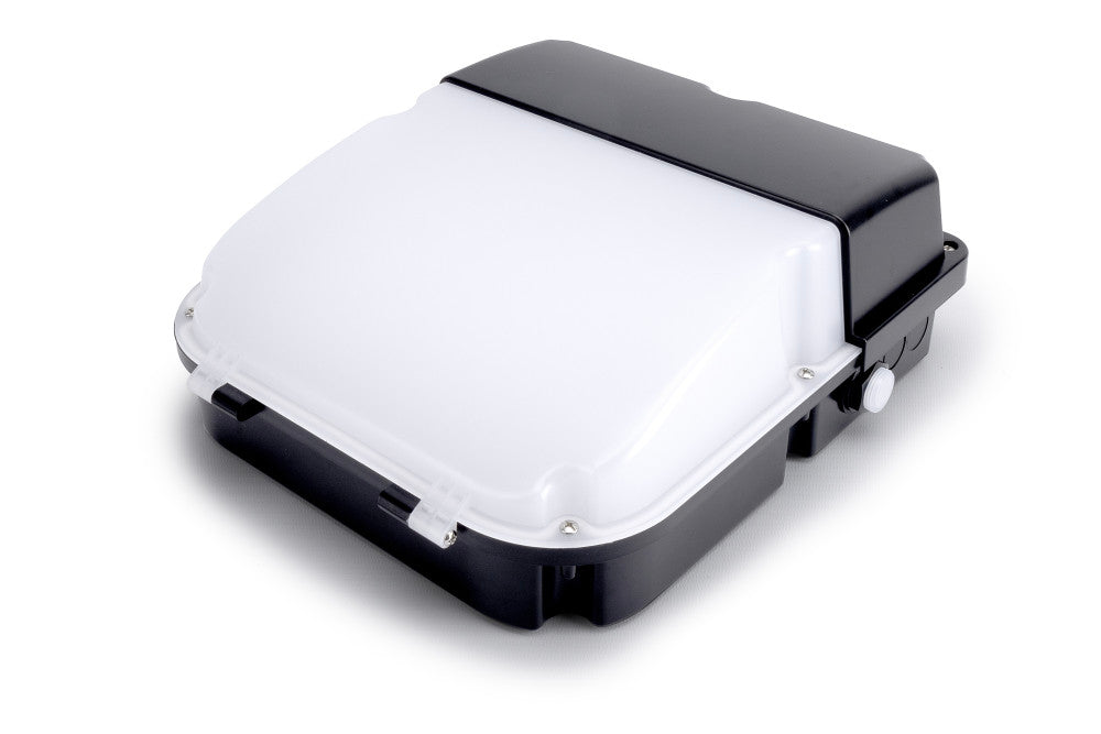 Integral ILWPF002 Slim Wallpack Light Sensor 20/30W 2400/3600lm CCT Switchable 3000K/4000K/6000K 110 Beam IP65 IK10 120Lm/W Non-Dimmable - westbasedirect.com