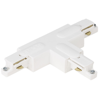 Aurora GB37-3 250V Global T Connector Left Inside Polarity Single Circuit Track White