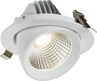 Knightsbridge SA1525CDALI SARA 230V IP20 LED Recessed Tri-Wattage and CCT DALI Scoop Downlight - 15W/20W/25W