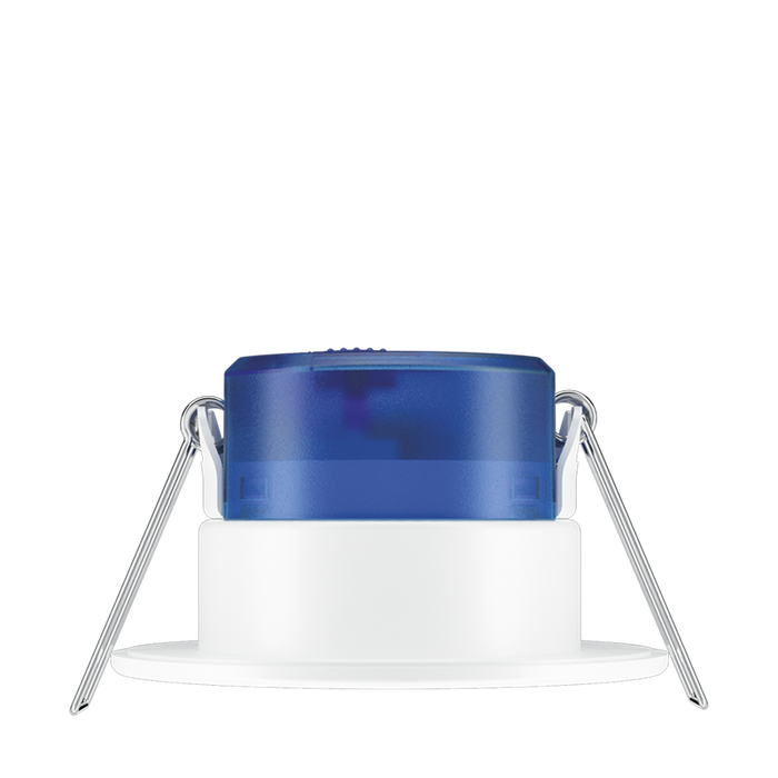 Aurora AU-R6FF/40 220-240V 6W 620lm IP65 Fixed Dimmable Led Integrated Fire & Acoustic Rated Downlight White Bezel Fast Fix 4000K - westbasedirect.com