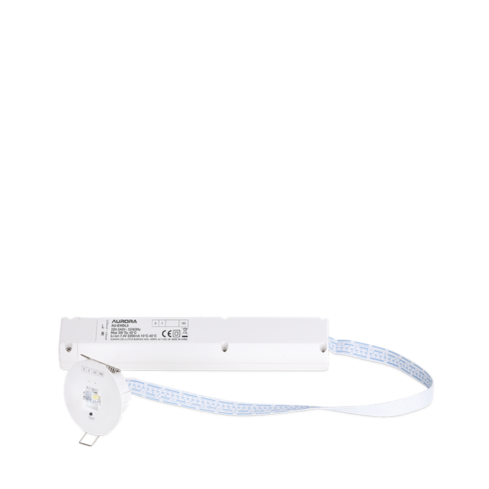 Aurora EN-EMLD5ST 220-240V 3W LED 3h Non-Maintained Emergency Downlight Self Test - westbasedirect.com
