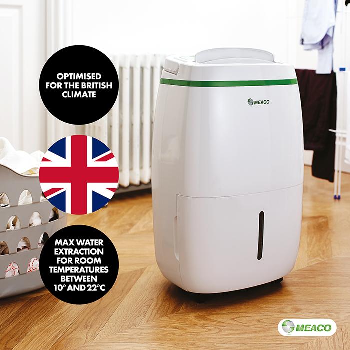 Meaco 20L Low Energy Dehumidifier & Air Purifier - westbasedirect.com