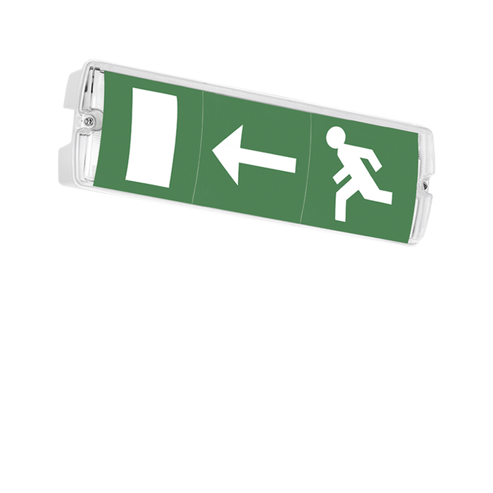 Aurora EN-EMBH 3.7W IP65 IK10 LED Emergency Bulkhead with Exit Sign Manual Test - westbasedirect.com