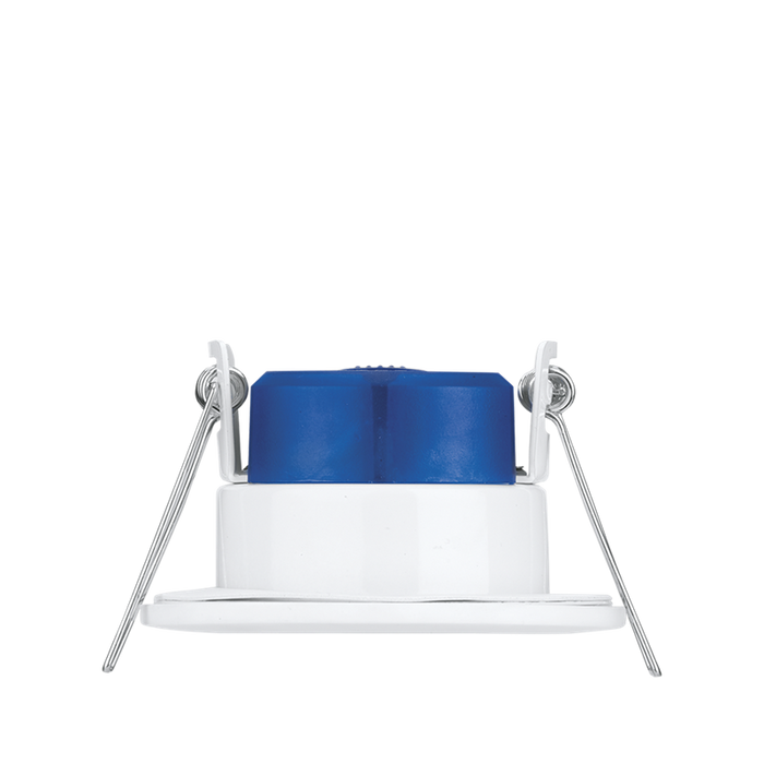 Aurora AU-R6CS 220-240V 6W 640lm IP65 Fixed Dimmable 3 Colour Switchable Led Integrated Fire & Acoustic Rated Downlight White Bezel - westbasedirect.com