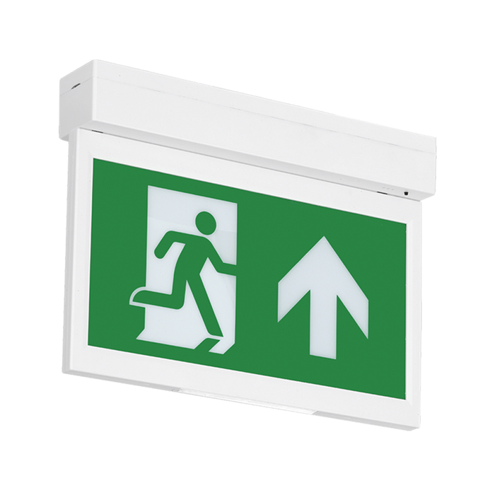 Aurora EN-EMBLST 220-240V 4W LED Self Test Wall/Ceiling Emergency Exit Sign - westbasedirect.com