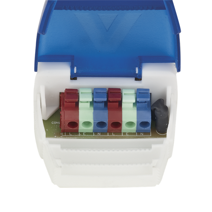 Aurora AU-R6/40 220-240V 6W 620lm IP65 Fixed Dimmable Led Integrated Fire & Acoustic Rated Downlight White Bezel 4000K - westbasedirect.com