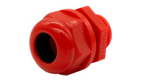 Tower 62CG20SR 20mm Small Domed Nylon Cable Gland Red (Pack of 10)