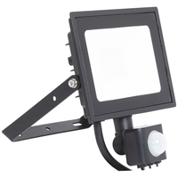 Ansell AEDELED20/WW/PIR Eden LED Floodlight PIR Warm White 3000K 20W Black