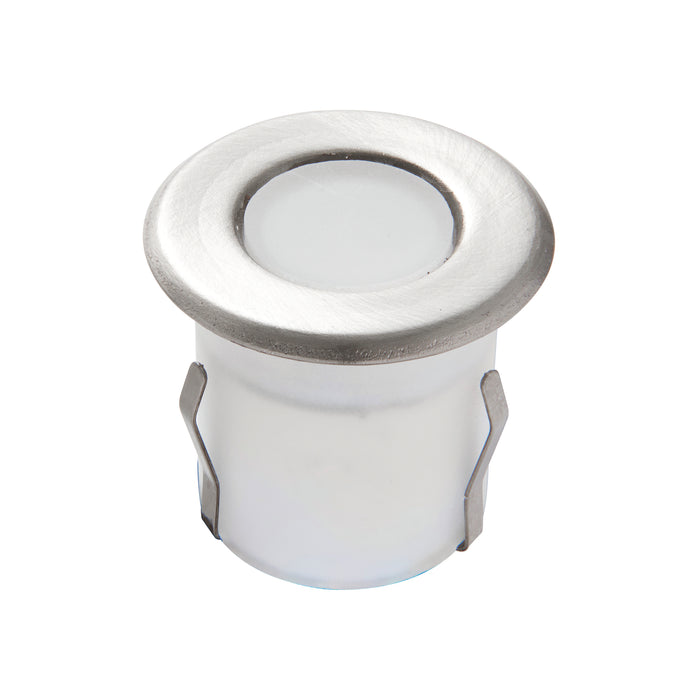 Saxby 67360 Cove daylight White IP67 0.8W Marine grade brushed stainless steel & frosted pc 0.8W LED module (SMD 2835) Daylight White - westbasedirect.com