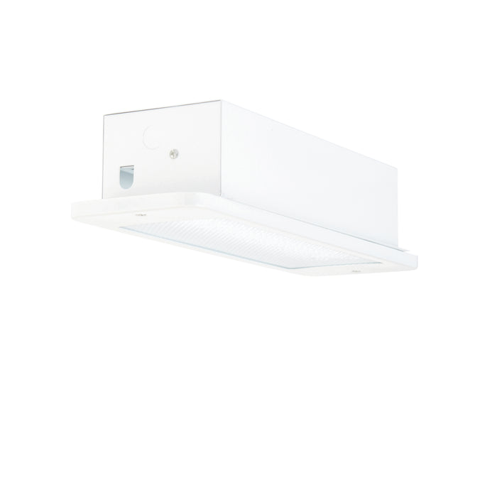 Saxby 72641 Sight Recessed 7.8W Gloss white paint & clear prismatic pc 7.8W LED module (SMD 2835) Daylight White - westbasedirect.com