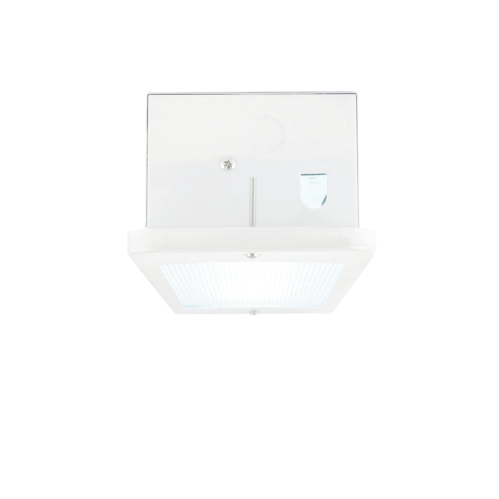 Saxby 72641 Sight Recessed 7.8W Gloss white paint & clear prismatic pc 7.8W LED module (SMD 2835) Daylight White - westbasedirect.com
