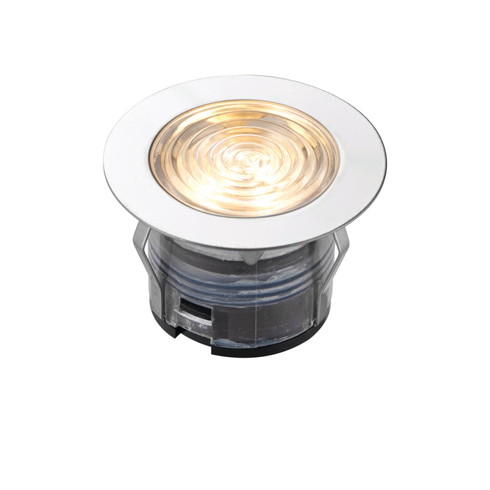 Saxby 73349 IkonPRO CCT 3000K/4000K 45mm kit IP67 0.75W Polished stainless steel & clear pc 10 x 0.75W LED module (SMD 4014) CCT - westbasedirect.com