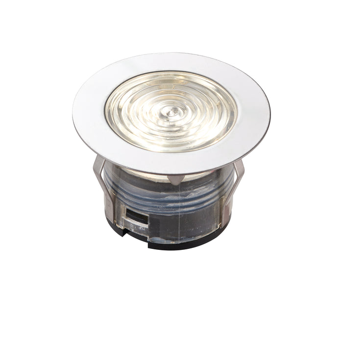 Saxby 73349 IkonPRO CCT 3000K/4000K 45mm kit IP67 0.75W Polished stainless steel & clear pc 10 x 0.75W LED module (SMD 4014) CCT - westbasedirect.com