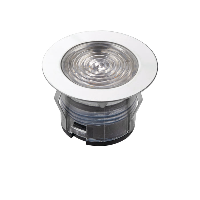 Saxby 73349 IkonPRO CCT 3000K/4000K 45mm kit IP67 0.75W Polished stainless steel & clear pc 10 x 0.75W LED module (SMD 4014) CCT - westbasedirect.com